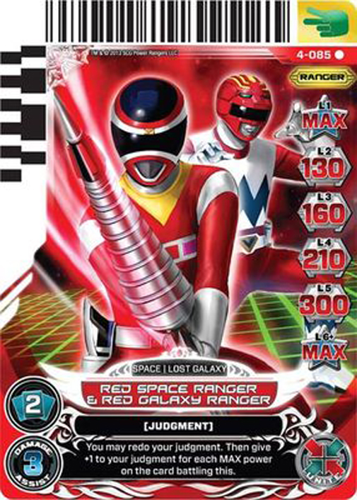 Red Space Ranger and Red Galaxy Ranger 085